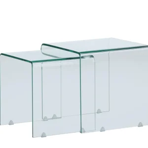Utförsäljning Telemark sidobord - Transparent 36 x 36 & 42 x 42 cm från Venture Design- Bra Möbler