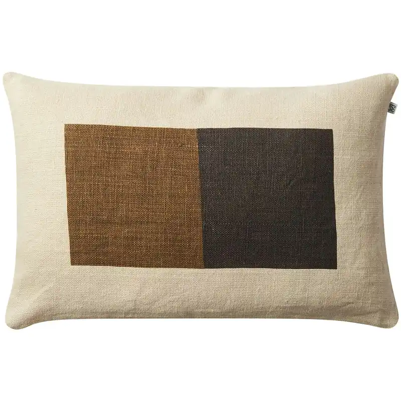 Deepak Kuddfodral 40x60 cm, Taupe / Mörkbrun Expressleverans