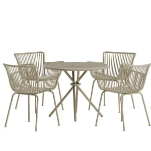 Extra rabatt Sifnos matgrupp - Beige från Venture Design- Bra Möbler