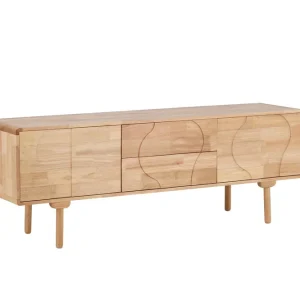 Skärhamn mediabänk - Natur 180 x 45 x 65 cm från VIND- Bra Möbler Säker betalning