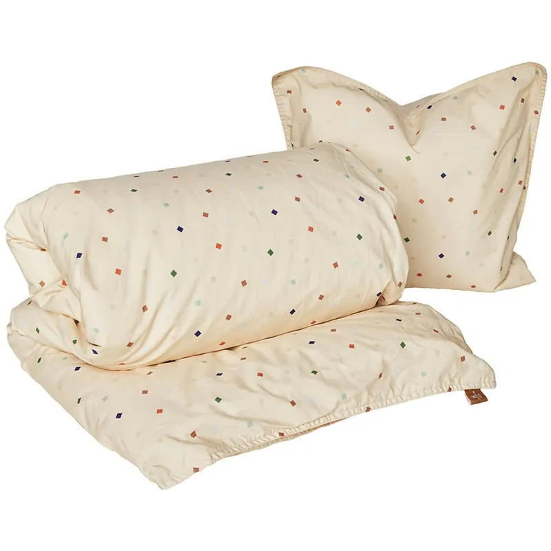 Konfetti Baby Bäddset 70x100 + 40x45 cm Kundfavorit
