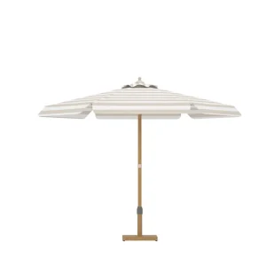 Cerox parasoll - Beige/vit 270 cm från Venture Design- Bra Möbler Nedsatt pris