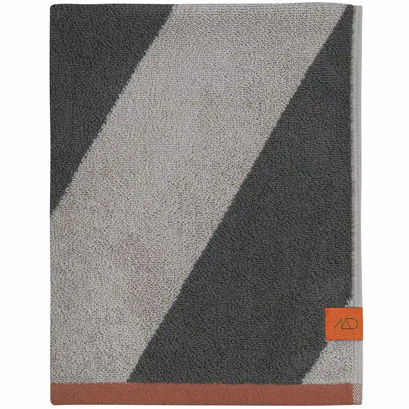 Diagonal Badhandduk 70x133 cm, Olivgrön Beställ nu