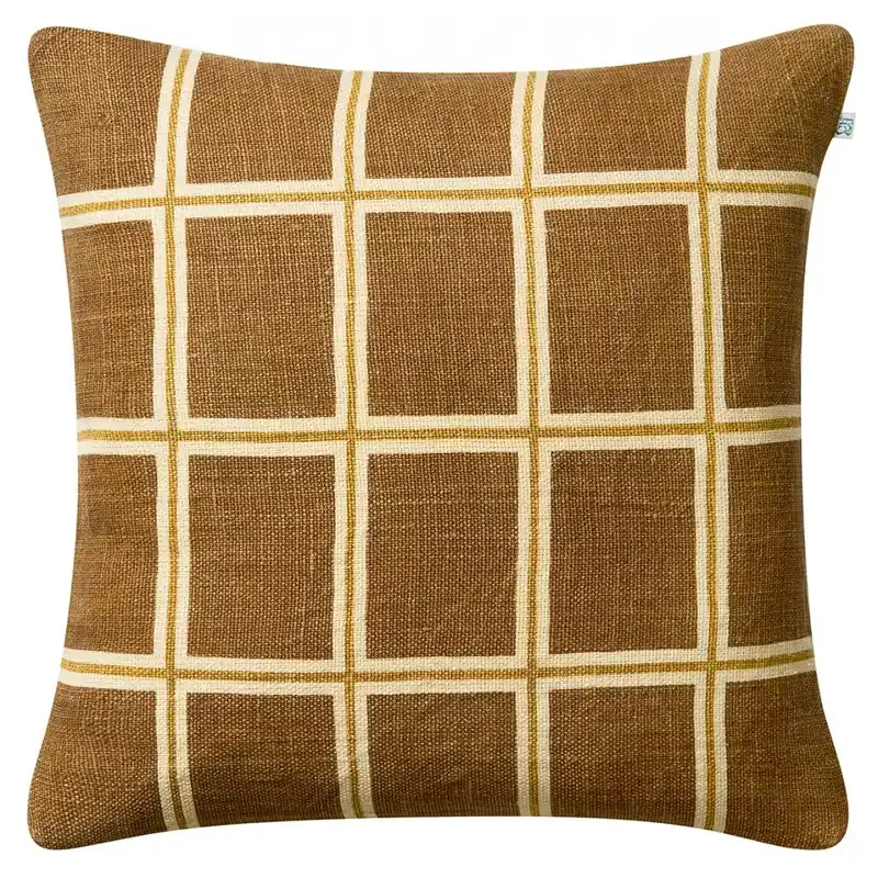 Erbjudandepris Raha Kuddfodral 50x50 cm, Taupe / Masala Yellow