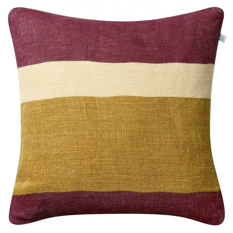 Begränsat antal Manali Kuddfodral 50x50 cm, Ruby / Masala Yellow