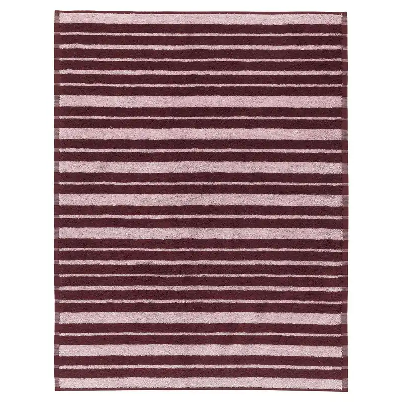 Fynd Raide Terry Badrumsmatta 50X70 cm, Rosa/Vinröd