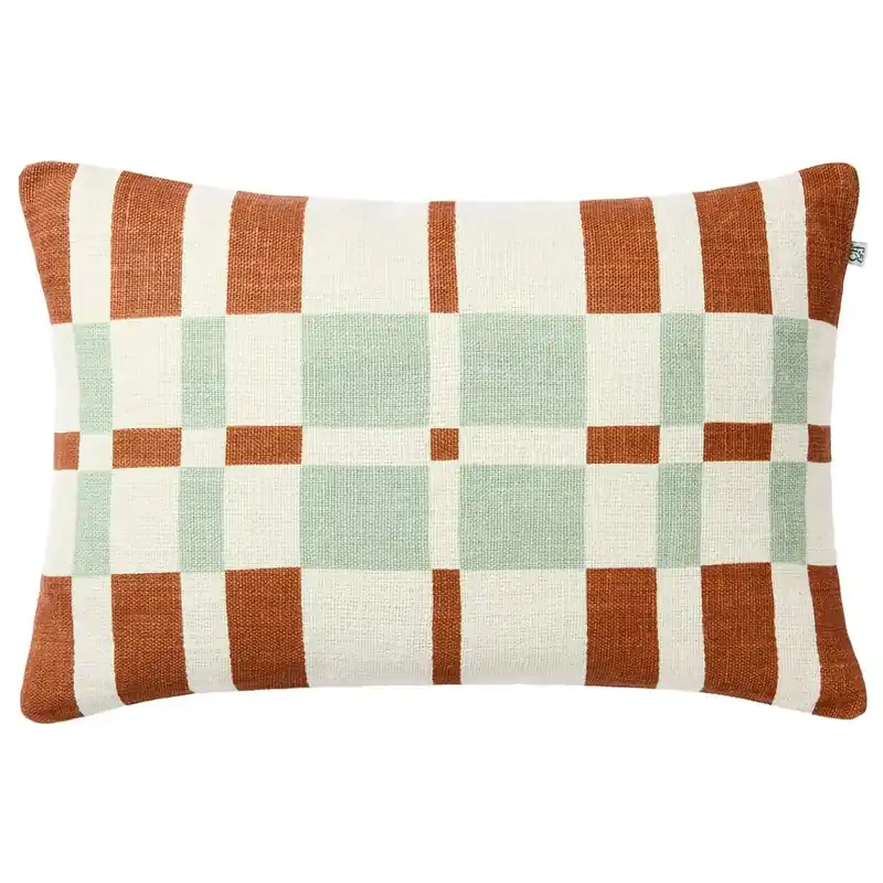 Avi Kuddfodral 40x60 cm, Aqua / Apricot Orange Kampanj