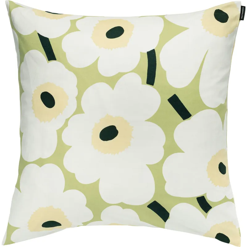 Billig Pieni Unikko Kuddfodral 50x50 cm, Off-White / Melon / Pear