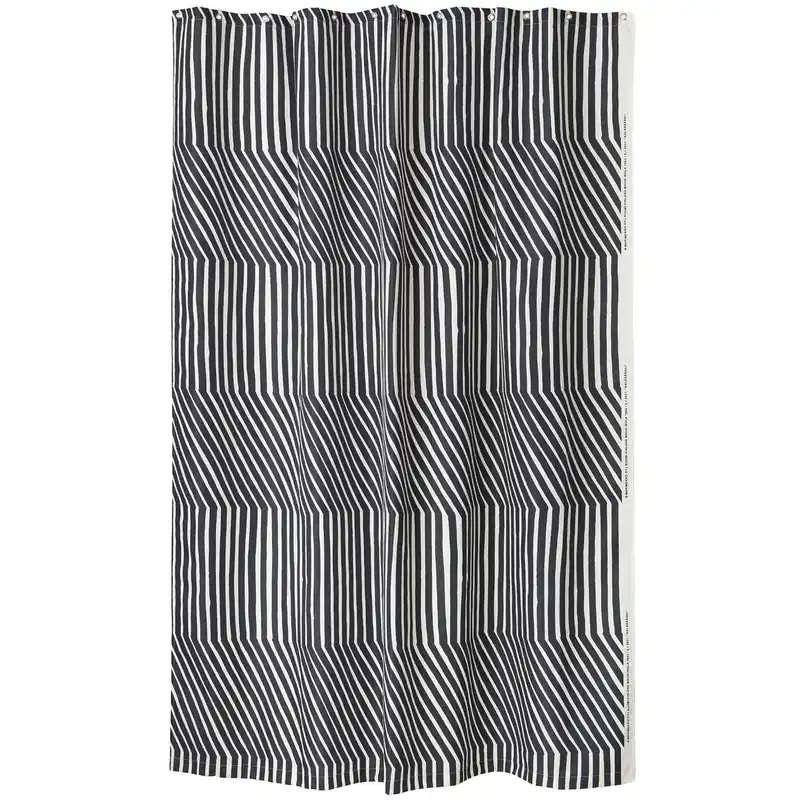 Kalasääski Duschdraperi 180x200 cm, Off-white/Charcoal / Off-White Handla nu