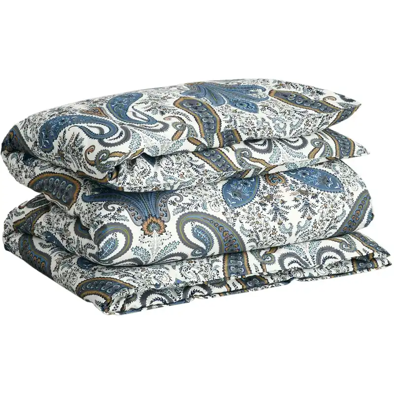 Begränsat erbjudande Key West Paisley Påslakan 200x220 cm, Sateen Blue