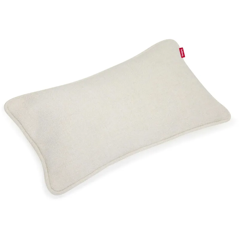 Kampanj Puff Boucle Recycled Kudde, Creme