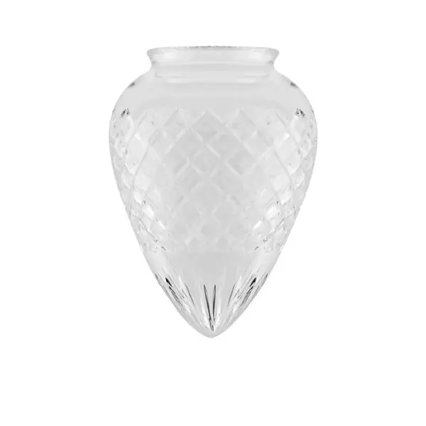 Droppskärm 80Mm Rutslipat Klarglas Fynd