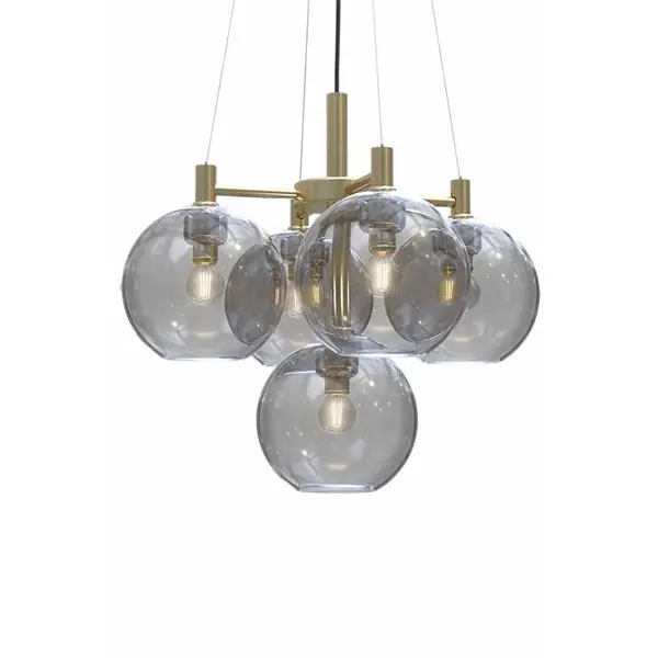 T1294 Gloria Takkrona 50Cm Mässing/Rökfärgad Snabb leverans