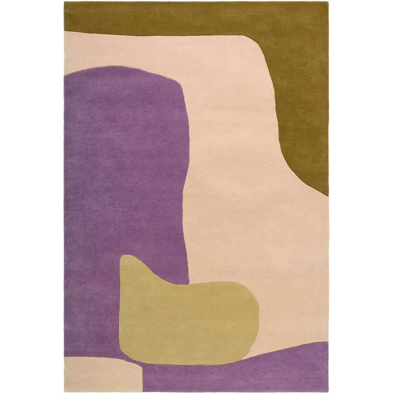Abstract Ullmatta 180x270 cm, Natur Lågt pris