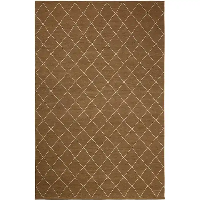 Diamond Matta 230x336cm, Mocha/Off White Fri frakt