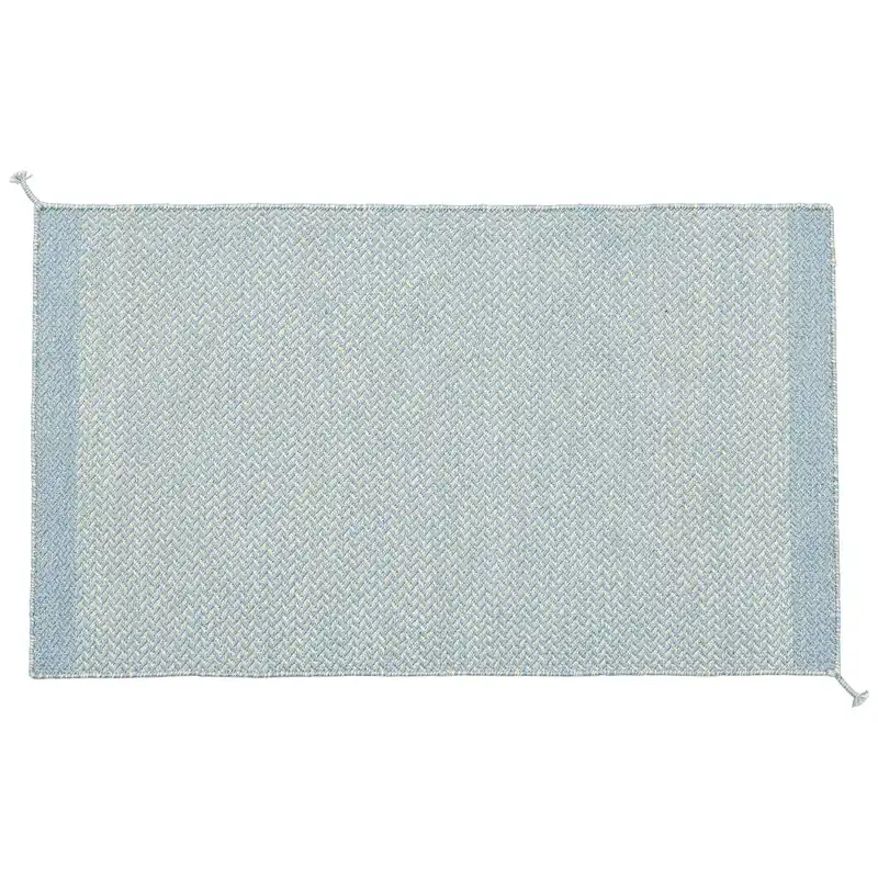 Begränsad tid Ply Matta Återvunnen Polyester Ljusblå, 85x140 cm