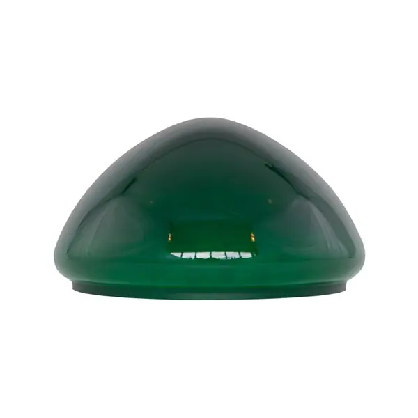 Begränsat antal Bordsskärm-Ampelglas 235mm grön toppig