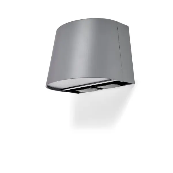 Mini vägglampa aluminiumgrå med uttag GU10 Ip44 Begränsat erbjudande