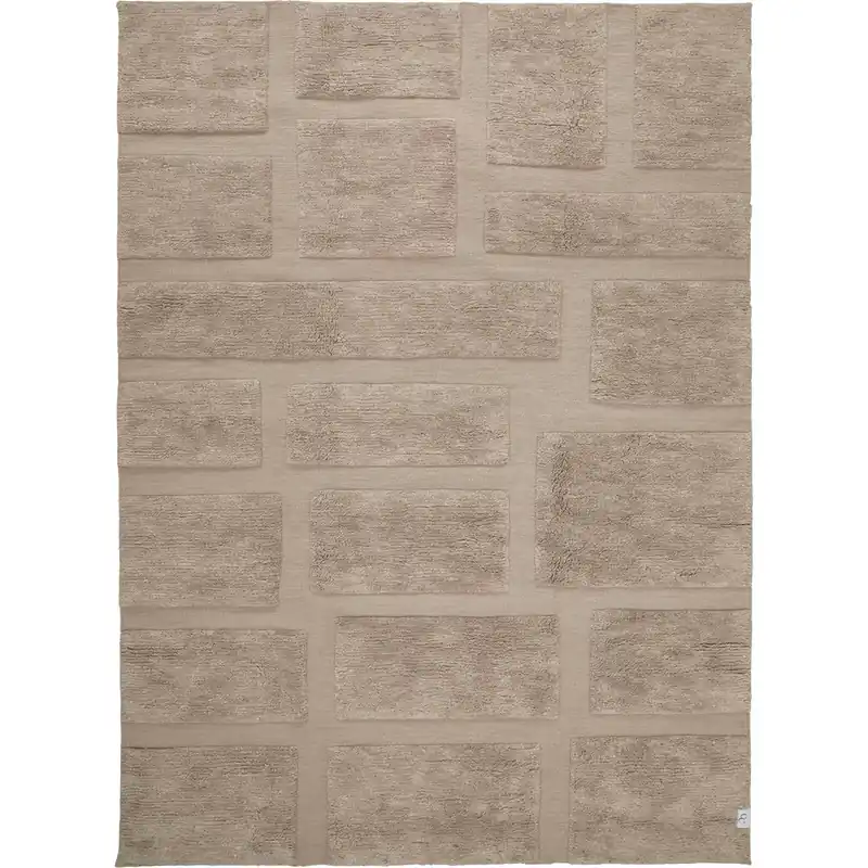 Kampanj Bricks Matta 250x350 cm, Beige