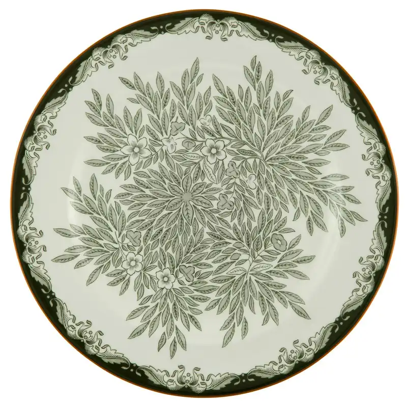 Ostindia Floris Tallrik 27 cm, Grön Lågt pris