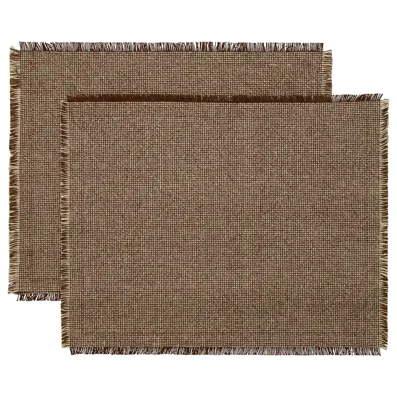 Utförsäljning Ravella Bordstablett 40x50 cm 2-pack, Brun / Off-white