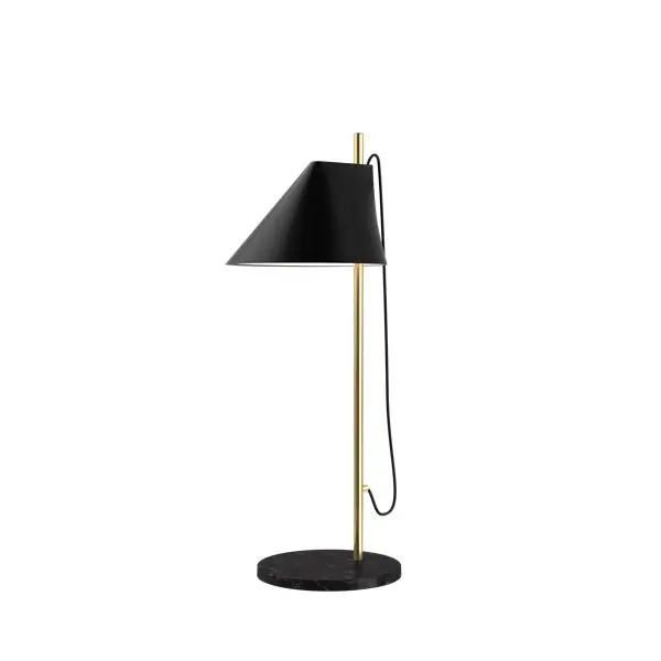 Yuh Bordslampa Mässing/Svart Marmor Led 2700K Kampanj