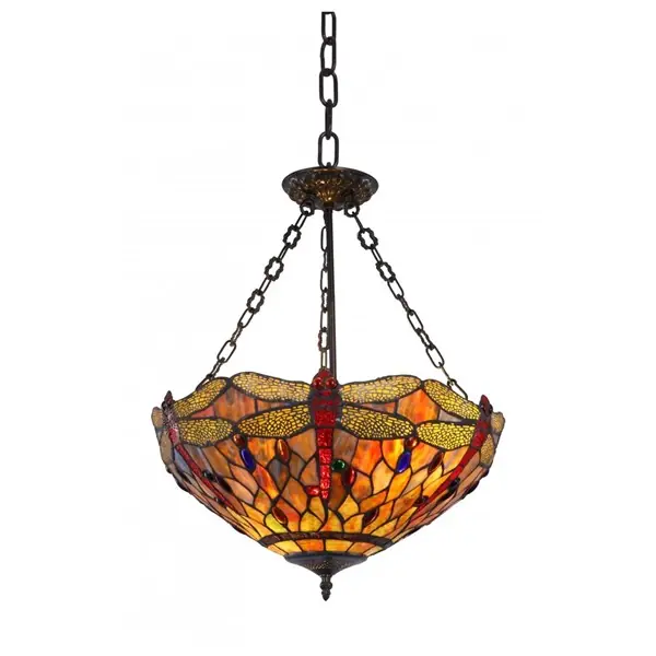 Beställ idag Trollslända Harmoni PT18825 Taklampa/Plafond Tiffany Uppljus