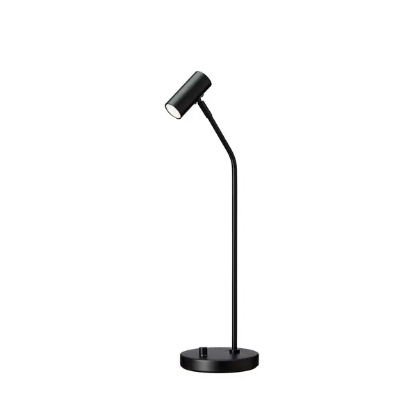 B4042 Cato Curved Bordslampa Svart M Dimmer Begränsat erbjudande