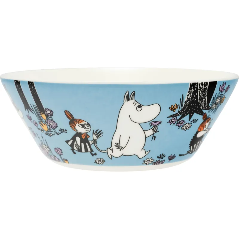 Mumin Skål Vänner för alltid 15 cm Fynd