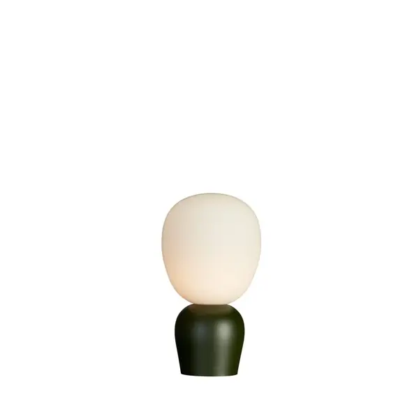 B4001 Buddy bordslampa bottle green (grön) opalvit Endast idag