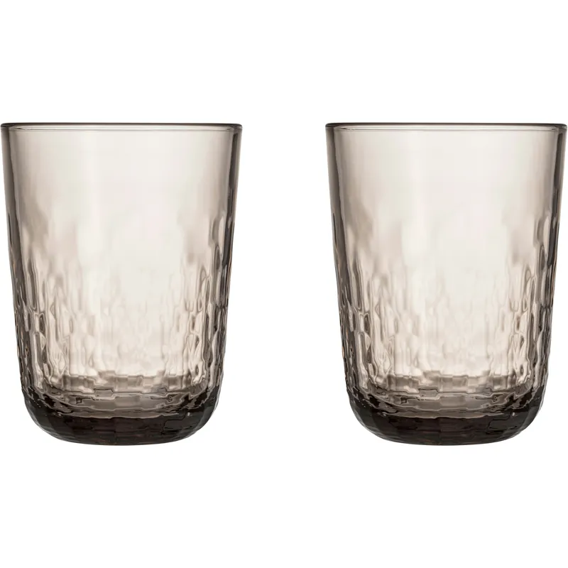 Fri frakt Mainio Dricksglas 40 cl 2-pack, Mocca