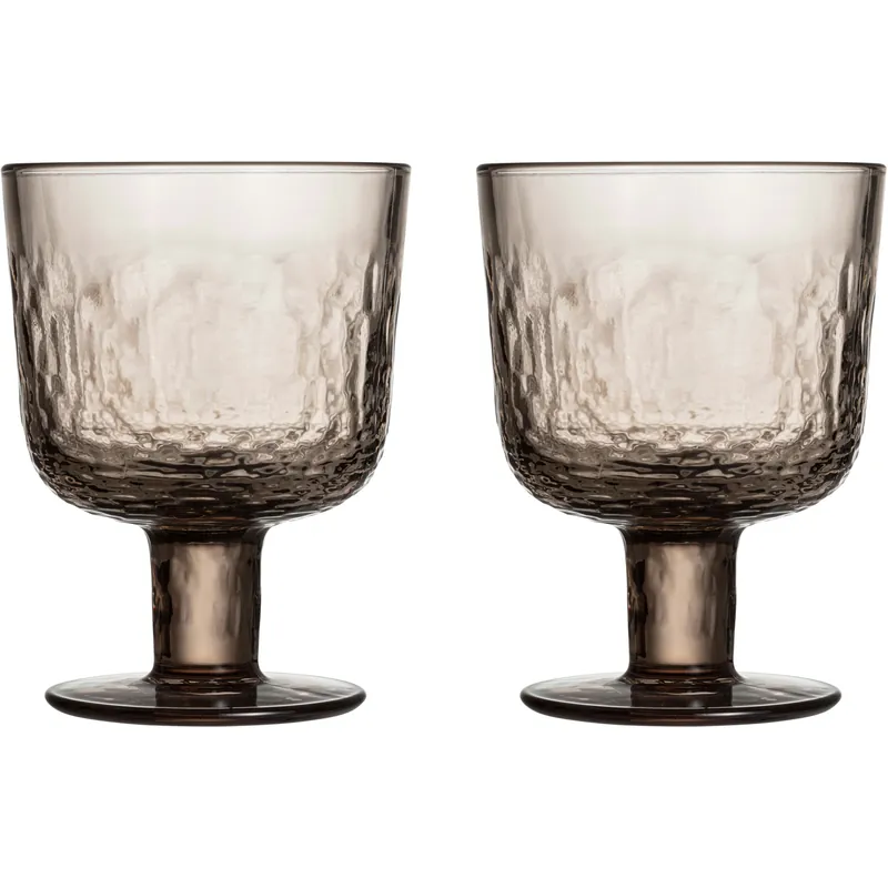 Mainio Glas På Fot 30 cl 2-pack, Mocca Fri frakt