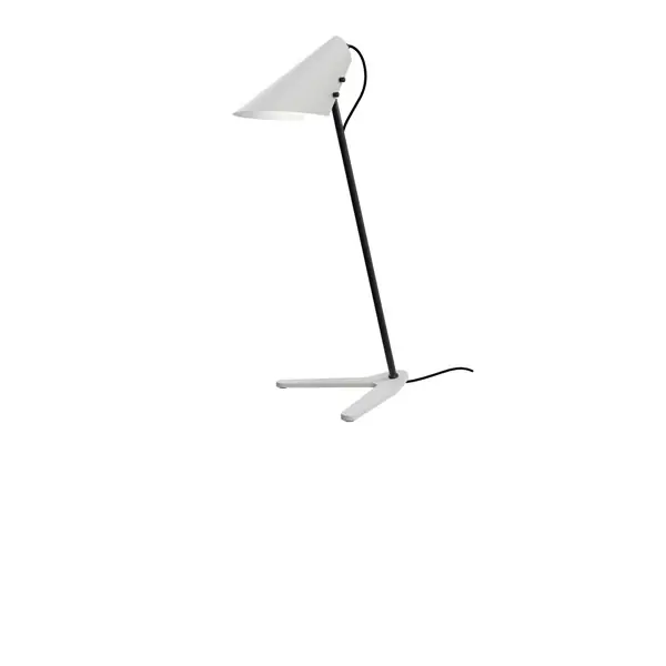 B4134 Vincent bordslampa vit/svartstruktur Rabatter