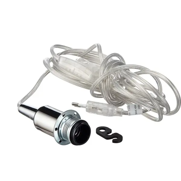 Beställ idag Gloria Fönsterupphäng E14 Krom, Transparent Kabel