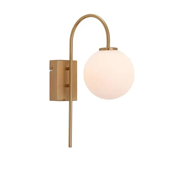 Ballon vägglampa, Mässing Säker betalning