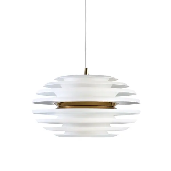 Begränsat erbjudande T1149 Ellipse Taklampa Mattvit/Mässing 40Cm