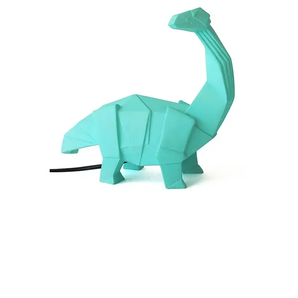 Populär Dinosaur Grön Origami Bordslampa