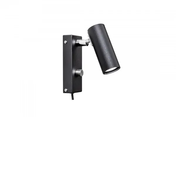 Begränsad tid Puck Väggspot Svart Led Med Dimmer Fast Installation