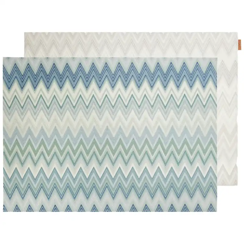 ZigZag Bordstablett 35x48 cm 2-pack, Petrol Rabatter