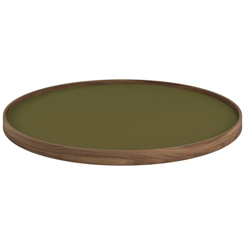 Bølling Bricka Ø60 cm, Oljad Valnöt / Blad Beställ nu