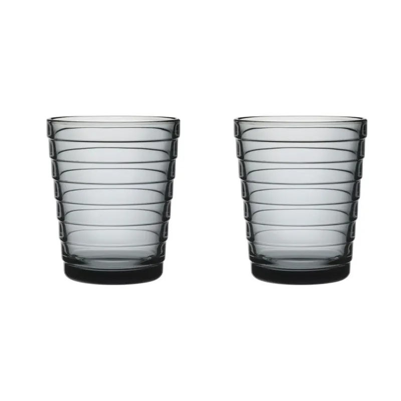 Aino Aalto Dricksglas 22 cl 2-Pack, Grå Populärt val