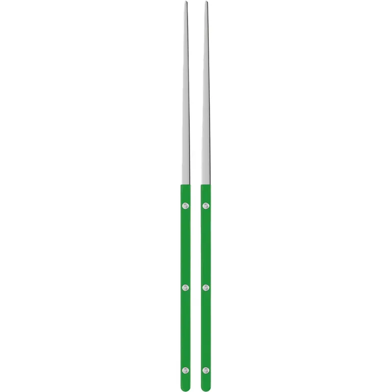 Bistrot Solid Ätpinnar 2-pack, Garden Green Sänkt pris