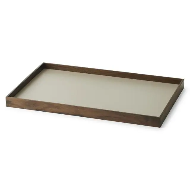 Frame Bricka Medium Rökt Ek/Grå Köp online