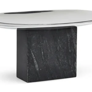 Endast idag SAPOTO Bricka 25x15 cm, Svart/Silver