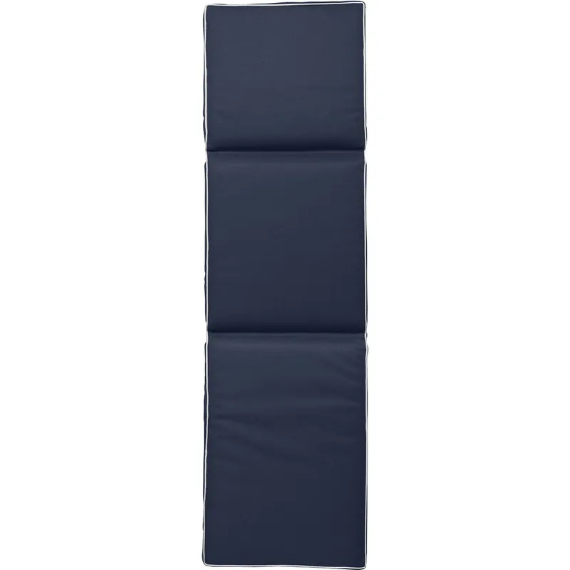 Snabb frakt Plain Solsängsdyna 50x186 cm, Marinblå