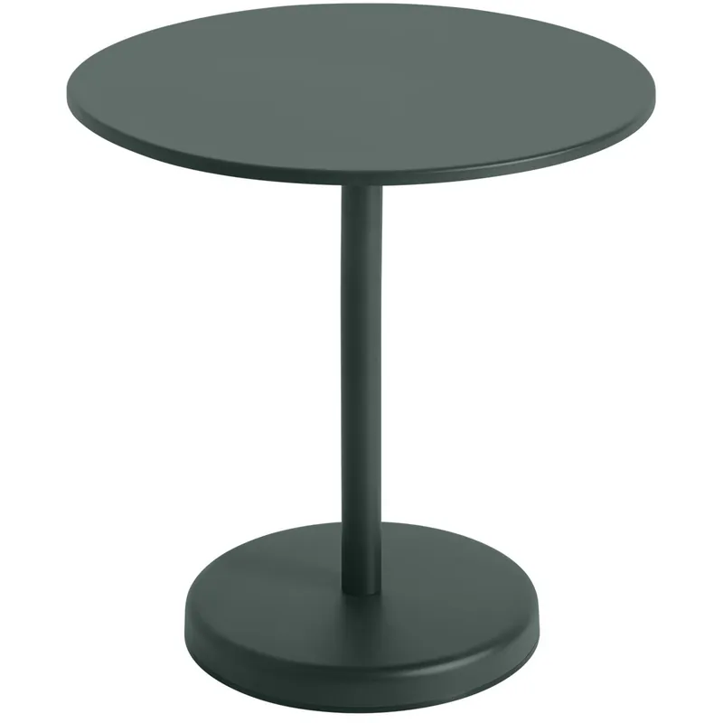 Erbjudande Linear Bord Stål Ø70 cm, Mörkgrön
