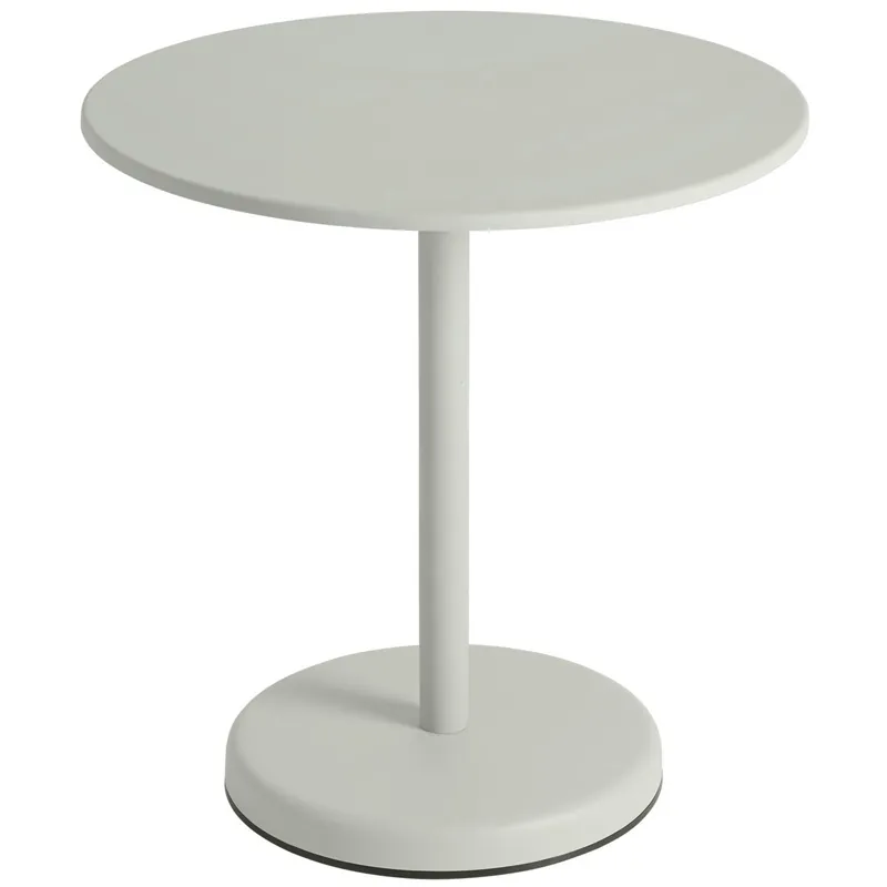 Fri frakt Linear Bord Stål Ø70 cm, Grå