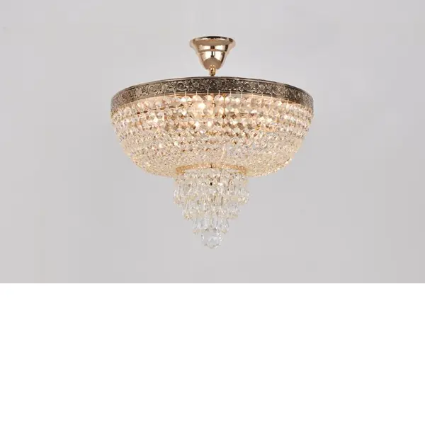 Beställ idag Queen Kristallplafond 40Cm, Fransk-Guld