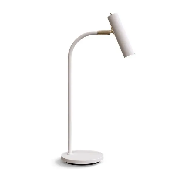 Bästa pris B4247 Slender Bordslampa Vit-Mässing