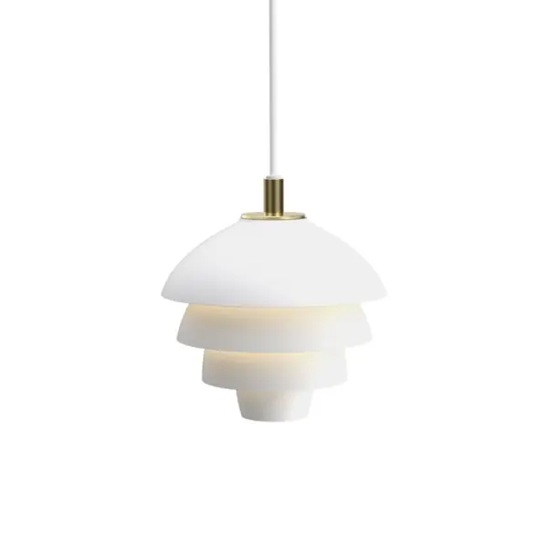 Valencia fönsterlampa 18 cm, Mattvit och mässing Extra rabatt